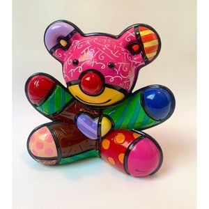 Romero Britto Fun Bear Polyresin Figurin